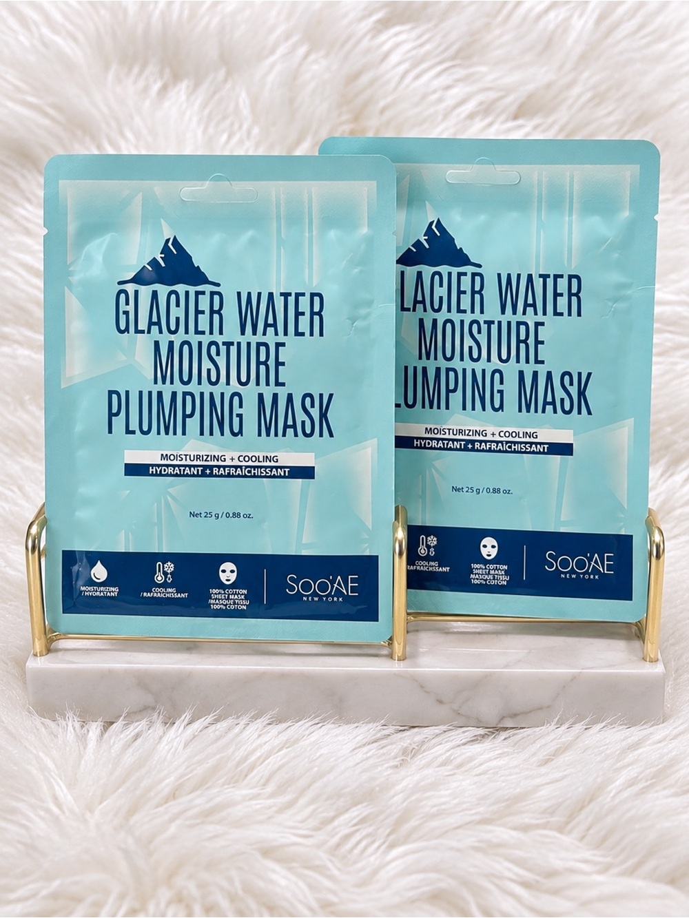 Soo’AE Glacier Water Moisture Plumping Mask - Set of 2